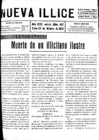 Nueva Illice (1913-1927). Núm. 682, 25 de octubre de 1925