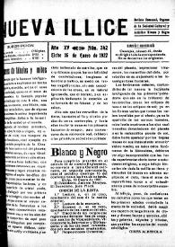 Nueva Illice (1913-1927). Núm. 742, 16 de enero de 1927