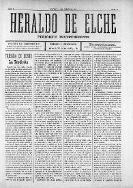 Heraldo de Elche :  Periódico Independiente. Núm. 5, 1º de junio de 1907