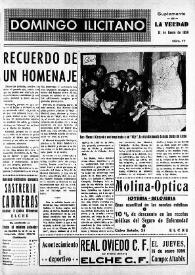 Domingo Ilicitano: suplemento de 