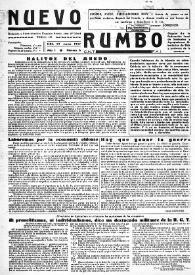 Nuevo Rumbo. CNT-FAI : Órgano de la Federación Local de Sindicatos y Agrupaciones Libertarias de Elda y Portavoz de la Comarca. Núm. 6, 27 de marzo de 1937