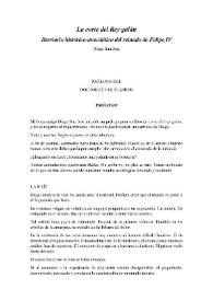 La corte del Rey galán. Breviario histórico-anecdótico del reinado de Felipe IV