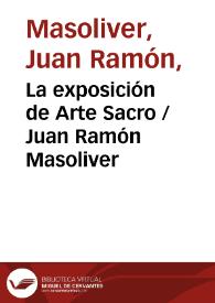 La exposición de Arte Sacro