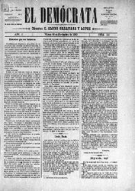 El Demócrata (Villena, Alicante)
. Núm. 14, 16 de noviembre de 1890