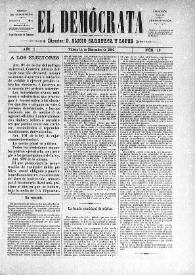 El Demócrata (Villena, Alicante)
. Núm. 18, 14 de diciembre de 1890