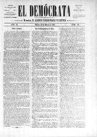 El Demócrata (Villena, Alicante)
. Núm. 23, 18 de enero de 1891