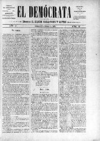 El Demócrata (Villena, Alicante)
. Núm. 28, 22 de febrero de 1891