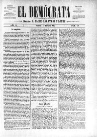 El Demócrata (Villena, Alicante)
. Núm. 29, 1 de marzo de 1891