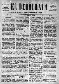 El Demócrata (Villena, Alicante)
. Núm. 37, 26 de abril de 1891