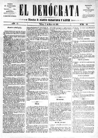 El Demócrata (Villena, Alicante)
. Núm. 38, 3 de mayo de 1891