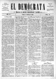 El Demócrata (Villena, Alicante)
. Núm. 40, 17 de mayo de 1891