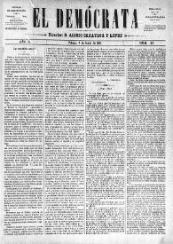 El Demócrata (Villena, Alicante)
. Núm. 43, 7 de junio de 1891