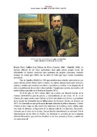 Benito Pérez Galdós (Las Palmas de Gran Canaria, 1843 - Madrid, 1920) [Semblanza]