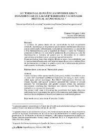 Lo “personal es política universitaria”: incumbencias de las universidades nacionales frente al acoso sexual
	
