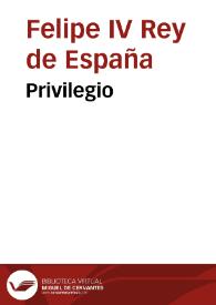 Privilegio