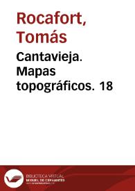 Cantavieja. Mapas topográficos. 18