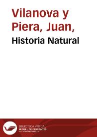 Historia Natural