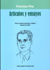 Artículos y ensayos