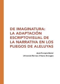 De imaginatura: la adaptación escriptovisual de la narrativa en los pliegos de aleluyas