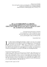 De la autobiografía al diseño seudodialogístico. La insuficiencia explicativa del punto de vista único: el caso de 