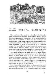 Europa, campesina