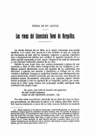 Las rimas del Licenciado Tomé de Burguillos