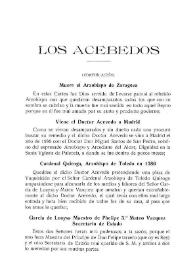 Los Acebedos (Continuación)