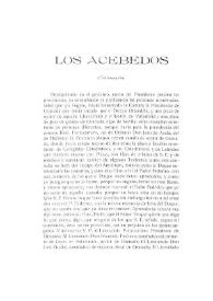 Los Acebedos (Continuación)