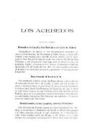 Los Acebedos (Continuación)