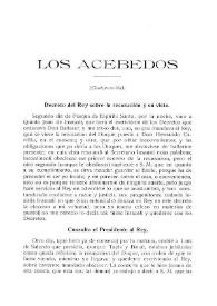 Los Acebedos (Continuación)