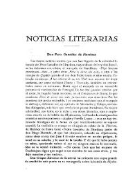 Noticias literarias