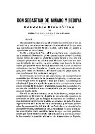 Don Sebastián de Miñano y Bedoya. Bosquejo biográfico [1833-1835]