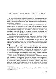 Un cuento inédito de Tamayo y Baus