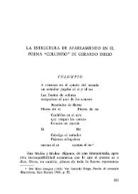 La estructura de apareamiento en el poema 