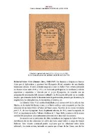 Editorial Saber Vivir (Buenos Aires, 1943-1947) [Semblanza]