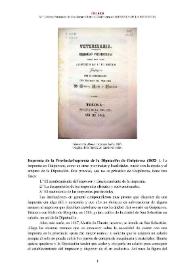 Imprenta de la Provincia (1832-1852) [Semblanza] 