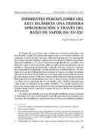 Diferentes percepciones del arte islámico: una primera aproximación a través del baño de vapor (ss. XV-XX) 