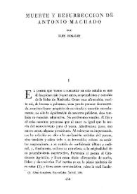 Muerte y resurrección de Antonio Machado