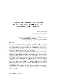 Los espacios urbanos de la miseria en algunas novelas del siglo XIX. Una estética de la verdad