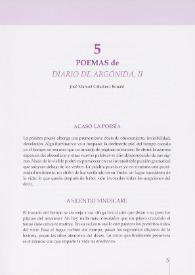 5 poemas inéditos de 