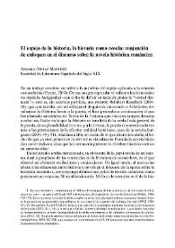 El espejo de la historia, la historia como novela: conjunción de enfoques en el discurso sobre la novela histórica romántica