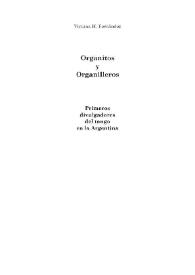 Organitos y Organilleros. Primeros divulgadores del tango en la Argentina