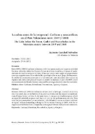 La calma antes de la tempestad. Carlistas y neocatólicos en el País Valenciano entre 1849-1868