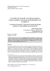 «Custodios de la moral». Control socio-moral y sanción popular en el mundo rural altoandaluz tras la posguerra