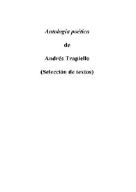 Antología poética
