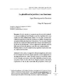 La planificación jurídica y sus funciones