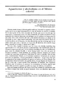 Aguardientes y alcoholismo en el México colonial