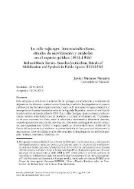 La calle rojinegra. Anarcosindicalismo, rituales de movilización y símbolos en el espacio público (1931-1936)