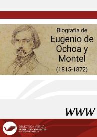 Biografía de Eugenio de Ochoa y Montel (1815-1872)