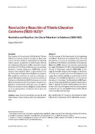  Revolución y Reacción: el Trienio Liberal en Calahorra (1820-1823) 